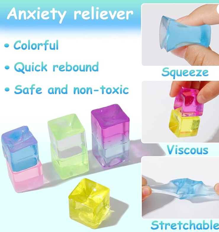 Ice Cube Fidgets ( 5 per order )